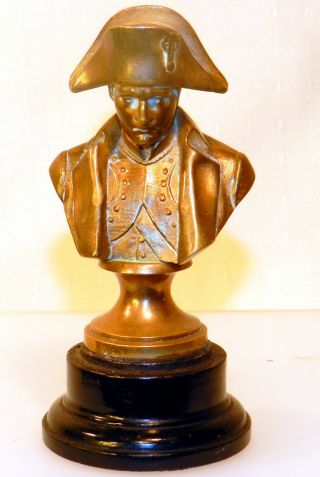 Hans Müller (austrian,  1873 - 1937) Miniature Bronze Bust Of Napoleon Signed