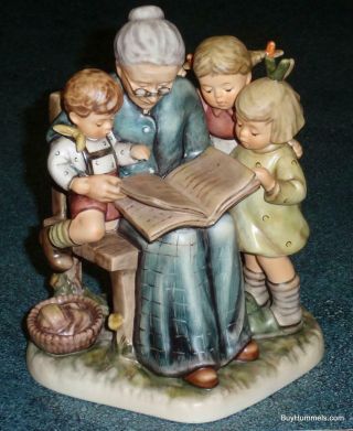 " A Story From Grandma " Hummel Figurine 620 - Grandma Reading To Grandchildren