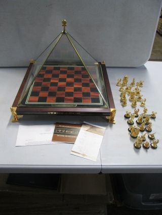 Franklin The Treasure Of Tutankhamun Chess Set