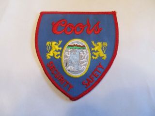 Plant Protection Colorado Coors Beer Co Security Police Patch