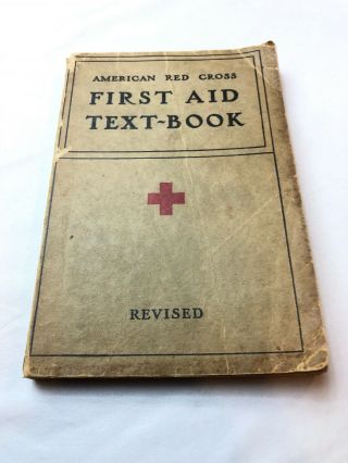 Wwii Ww2 Us U.  S.  American Red Cross First Aid Book,  M71,  Text Book,  Medic,