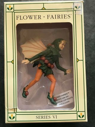 Retired Flower Fairies Ornament Holly Fairy Cicely Mary Barker (86935)
