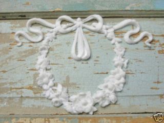 Shabby N Chic Large Wreath Furniture Appliques