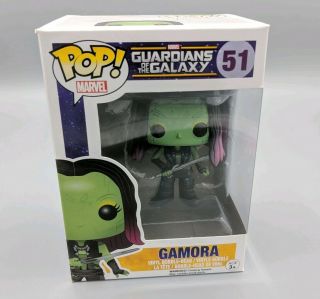 Funko Pop Marvel 51 Gamora Guardians Of The Galaxy Vaulted Rare