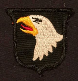 Post Wwii 101st Airborne Division Patch On Twill