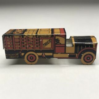 Cracker Jack Stake Truck Metal Toy Prize 1930 