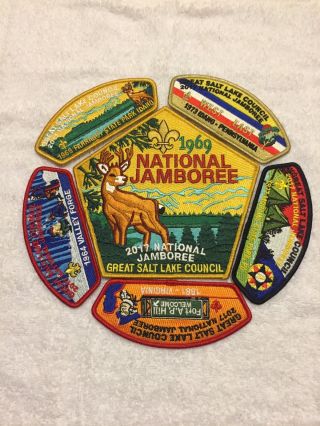 2017 National Jambo Jsp 6 Piece Set Great Salt Lake Council 1964 - 1981