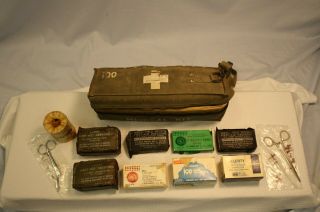 Vintage Wwii Us Air Force Medical Kit,  41036 - A Type Tt - 1 Buchsbaum & Co