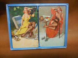 Elvgren Complete Two Deck Of Playing Cards Pinup Double Hallmark Bridge