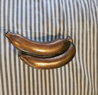 Vintage Ajax Copper Banana Drawer Pull.  Upcycled Door Pull Kitchen.  Made In Usa
