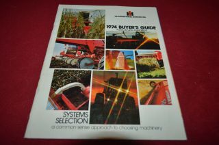 International Harvester Buyer Guide For 1974 Dealer 