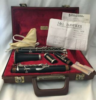 Vintage Evette Buffet Crampon Clarinet W/ Hard Case & Extra Reeds - Paris