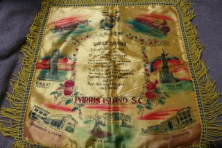 Early Ww2 U.  S.  Marine Corps Parris Island,  Sc Sweetheart Pillow Cover