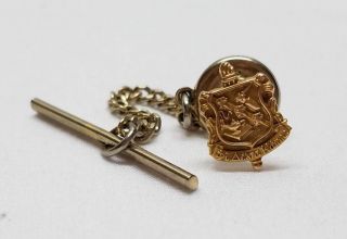 Vintage Phi Delta Kappa 10k Gold Fraternity Pin Lapel Tie Tack Charm Hickok