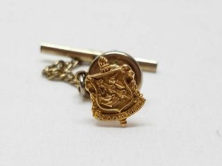 Vintage Phi Delta Kappa 10k Gold Fraternity Pin Lapel Tie Tack Charm Hickok 2