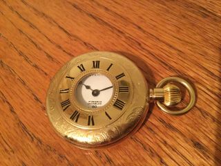 Vintage Swiss 17 Jewel Half Hunter Pocket Watch - 1950/60’s