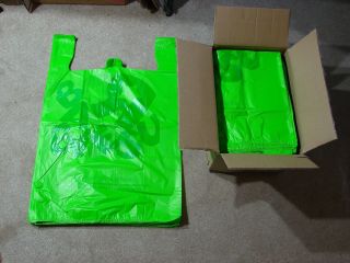 Toys R Us Babies R Us Shopping Bag 500 Green Bags Case 30x20 Large T Shirt 3