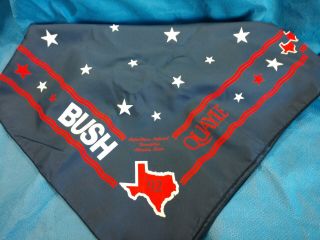 1992 George Bush Dan Quayle Scarf Republican National Convention Houston Texas