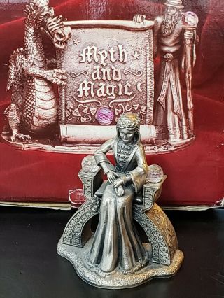 Myth And Magic The Tudor Pewter Figure Queen Guinevere Britain Box