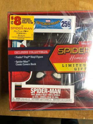 Spider - man Homecoming Limited - Edition Gift Box Wal Mart Exclusive POP 259 2