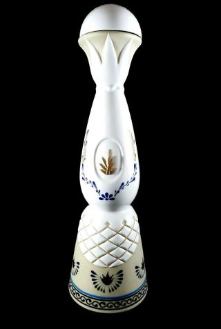 Clase Azul Tequila Anejo Empty Bottle Hand Painted And Signed Limited Edition