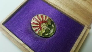 Japanese WW2 WWII Naval Institute Meritorious Badge With Issue Case 2