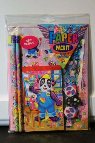 Wonderful Vintage Lisa Frank Paper Pack It - Panda Painter -