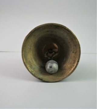 Vintage Brass 5 Hand Bell of various types Collectable Metalware 3