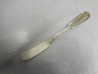 Clark,  Rackett & Co Georgia Coin Silver Fiddle Thread Master Butter Knife