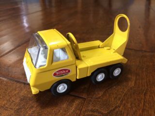 Vintage 5 " Tonka Cement Mixer Truck Yellow Metal Pressed Steel - No Mixing Drum
