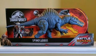Jurassic World Battle Damage Spinosaurus Walmart Exclusive In Hand It 