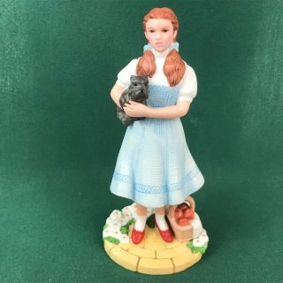 Avon Images Of Hollywood Judy Garland Dorothy W/toto Figurine Wizard Of Oz 1985
