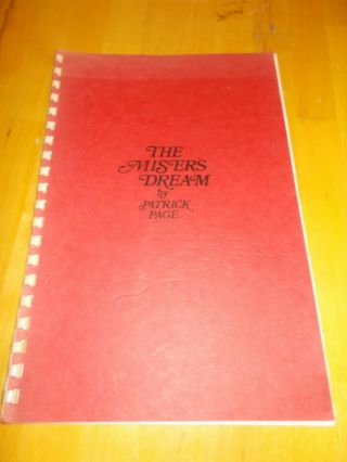 The Misers Dream By Patrick Page Softcover