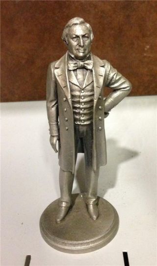 Us President Millard Fillmore Collectible Pewter Statue Lance Presidential
