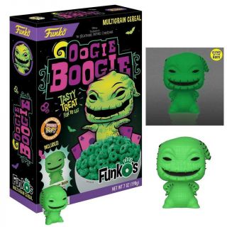 Funko Oogie Boogie Cereal With Spencers Pocket Pop Exclusive Glow In Dark Figure
