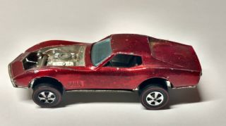Hot Wheels Redline Custom Corvette,  Missing Hood,  Great For A Restore Project.