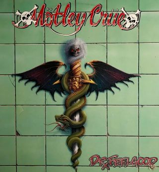 1989 Motley Crue Album Dr Feelgood 1st Press Record Lp Vinyl Is
