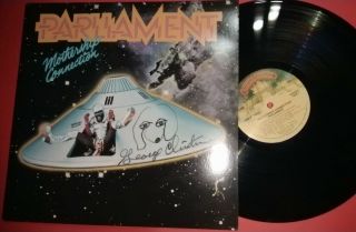Parliament Mothership Connection Lp Signed By George Clinton Funkadelic