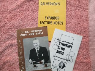 Dai Vernon Cups And Balls - Symphony Of The Rings - Expanded Lecture Notes