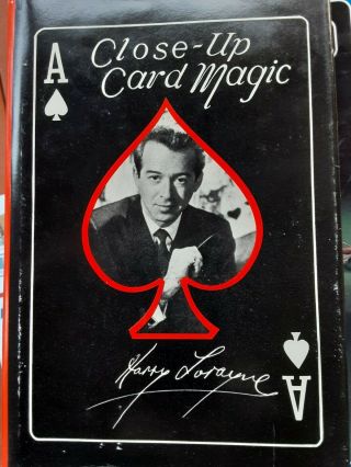 Close Up Card Magic By Harry Lorayne 1976 1st Ed