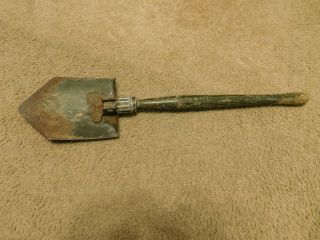 Us Ww2 Shovel Entrenching Tool M1943 Ames Manufacturer Dated 1945