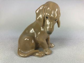 Bing & Grondahl Denmark Dachshund Dog Figurine 1755,  A Shy Puppy
