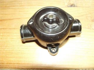 Vintage French Art Deco Bauhaus Factory Industrial Bakelite Rotary Light Switch