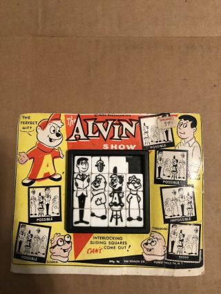 Vintage Roalex The Alvin Show Slide Puzzle