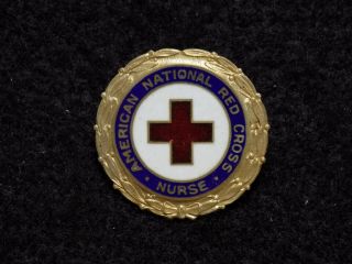 Wwii American Red Cross Nursing Corp Badge - Low Number