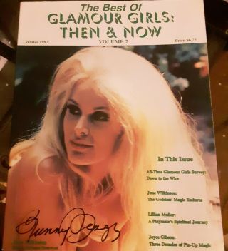 The Best Of Glamour Girls:then & Now Signed By Bunny Yeager