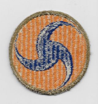 Hard To Find Early - Ww2 Ghq Us Army Air Force Patch - Od Border - Ribbed - Us Army
