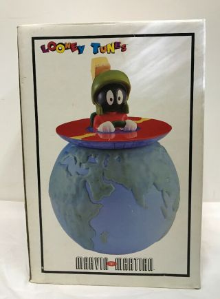 Looney Tunes Marvin Martian Cookie Jar 1993 Ufo Globe