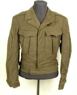 Ww2 Wwii Usa Us Army Ike Jacket Field Wool O.  D.  1944 Tunic