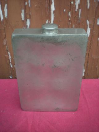 James Dixon & Sons For Abercrombie & Fitch Co Silver Plate Vintage Large Flask